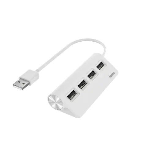 USB хъб, 4 портов, HAMA-200120, (35934367)