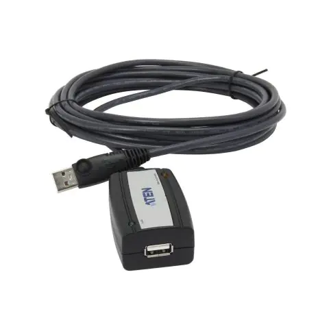 Удължителен кабел ATEN UE250, USB-A мъжко - USB-A женско , 5 м, USB 2.0, Черен, (35935068)