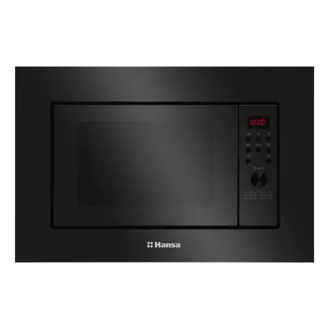 Микровълнова фурна за вграждане Hansa AMGB20E2GB, грил, 20 литра, черен, (20517)