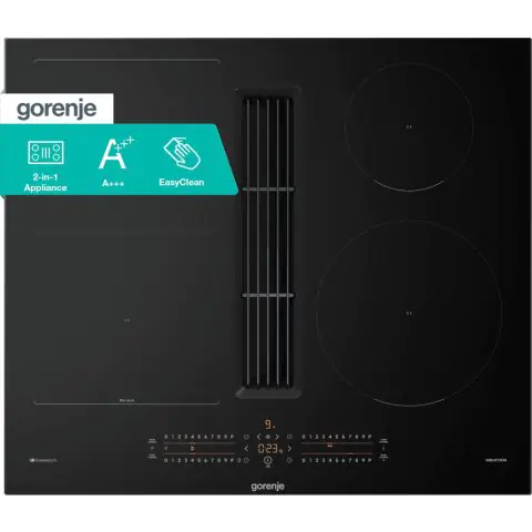 Индукционен плот с вграден абсорбатор Gorenje GEH6432BSCWF, (35946456)
