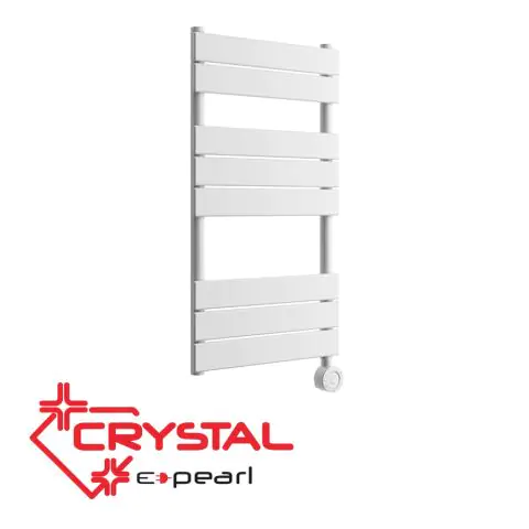 Електрическа лира за баня Crystal E-PEARL 300 W, бяла, (35946537)
