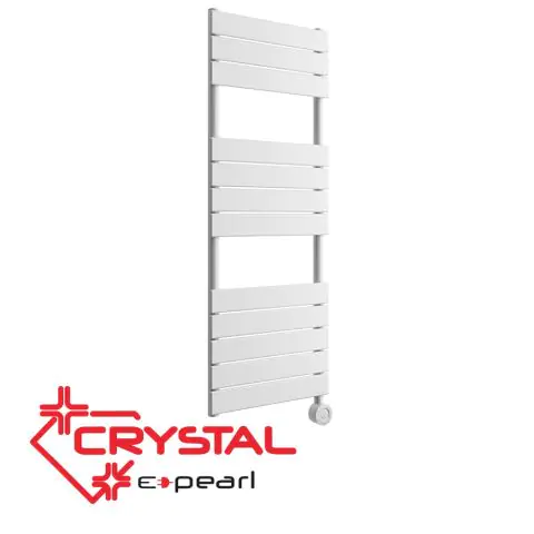 Електрическа лира за баня Crystal E-PEARL 500 W, бяла, (35946538)