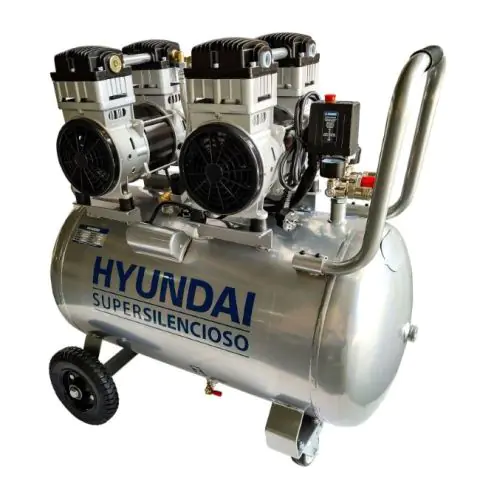 Компресор за въздух HYAC 100-3S HYUNDAI 100л – две глави (35948147)