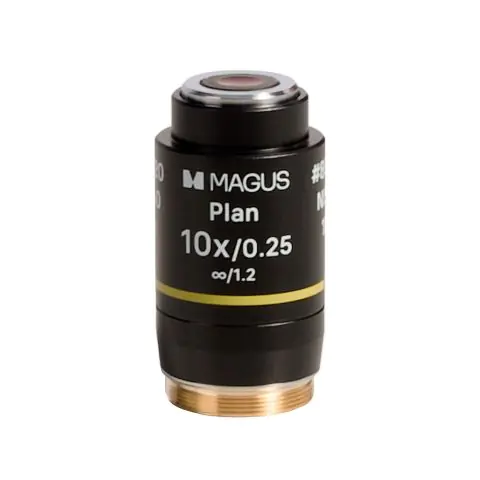 Обектив MAGUS 10PL60V Plan 10х/0,25 ∞/1,2 H 60 mm, (35949491)