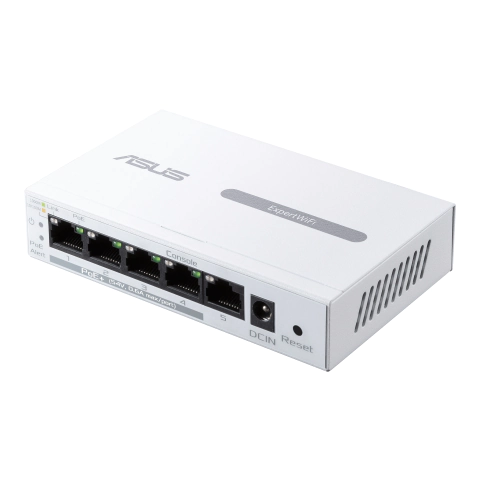 Суич ASUS ExpertWiFi EBP15 5-Port GbE, 4 PoE+ Ports 5 x 10/100/1000Mbps ports, (35938603)