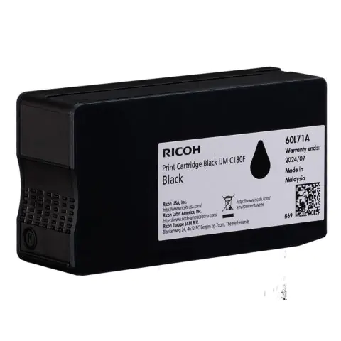 Касета с мастило RICOH IJM C180F, 2000 копия, Black, (35935865)