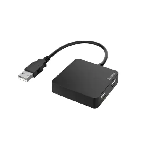 USB хъб, 4 портов, HAMA-200121, (35934284)