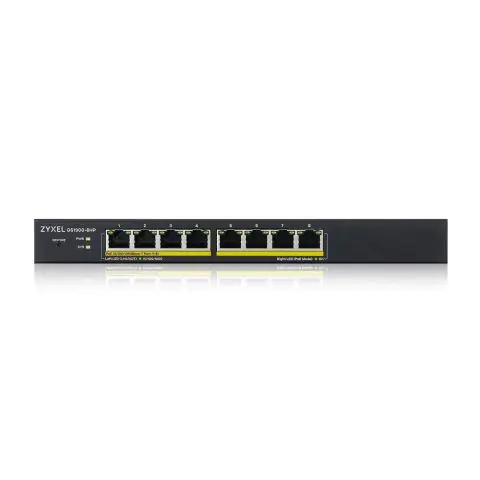 Суич ZYXEL GS1900-8HP-V3, 8 портов смарт управляем, PoE, Gigabit, (35936541)