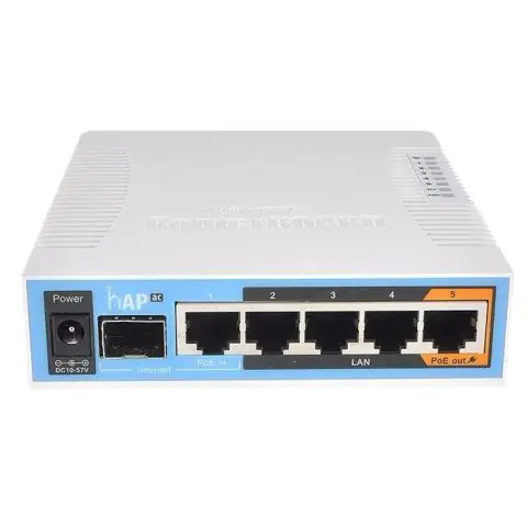 Безжичен Access Point MikroTik hAP AC RB962UiGS-5HacT2HnT, 5x 10/100/1000, USB 2.0, (35934242)