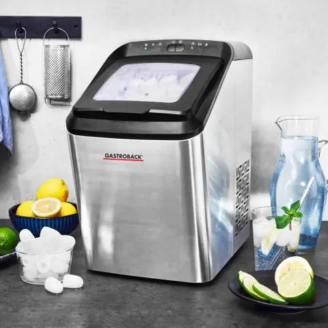 Ледогенератор Gastroback с 2 размера на кубчета лед, натоварване до 15 кг/ден, 145W, (11510)