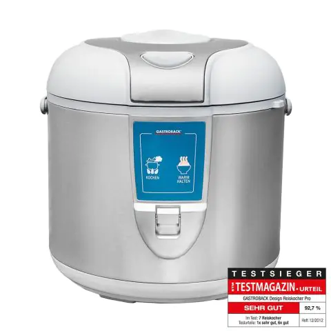 Gastroback уред за варене на ориз 42518, 5 л купа, 700W, Сив, (11495)