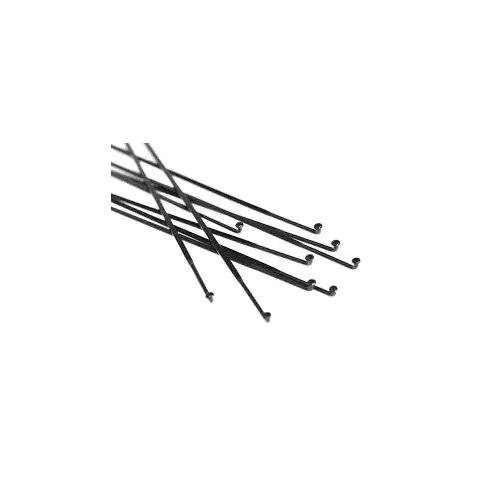 Компонент за велосипед Bikesport 14Gx254mm FLAT BLACK,, W/16mm NIPPLES Спици и нипли, 19381