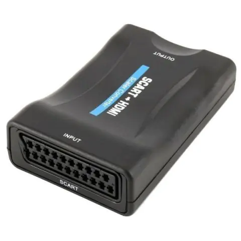 Видео конвертор Estillo ASK-ST001, Scart женско - HDMI женско, Черен, (35933710)