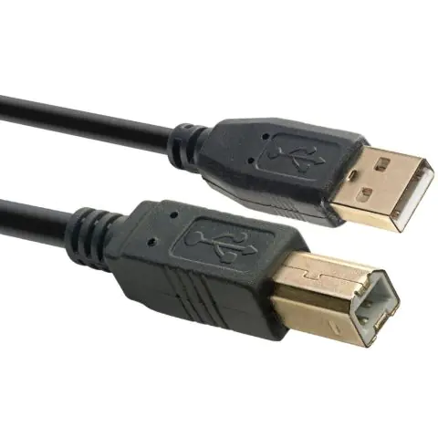 Кабел EIZO MDC93K, USB 2.0 - A-B, 2 м, Черен, (35933932)