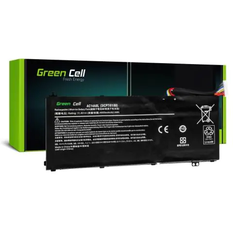 Батерия за лаптоп GREEN CELL, Acer Aspire Nitro V15 VN7-571G VN7-572G VN7-591G VN7-592G i V17 VN7-791G VN7-792G AC14A8L, 11.4V, 3800mAh, (35933513)