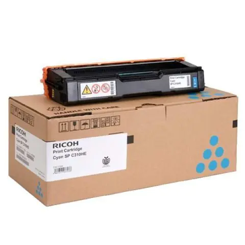 Тонер касета Ricoh SPC310E, 2800 копия C340DN/C342DN, Сyan, (35932930)