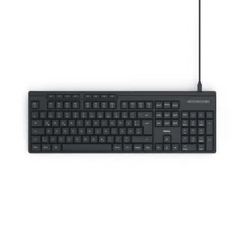 HAMA Жична клавиатура CK-200, кирилизирана, USB-A, USB-C, мулт.бутони, (35938506)