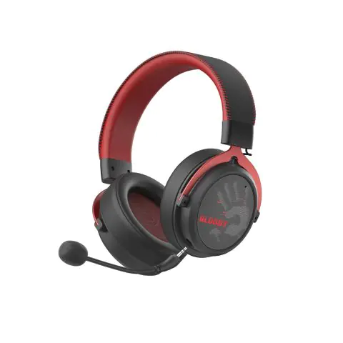 A4tech Bloody МR-590 Геймърски безжични слушалки с микрофон,Bluetooth 3.5мм жак, червен, (35940138)