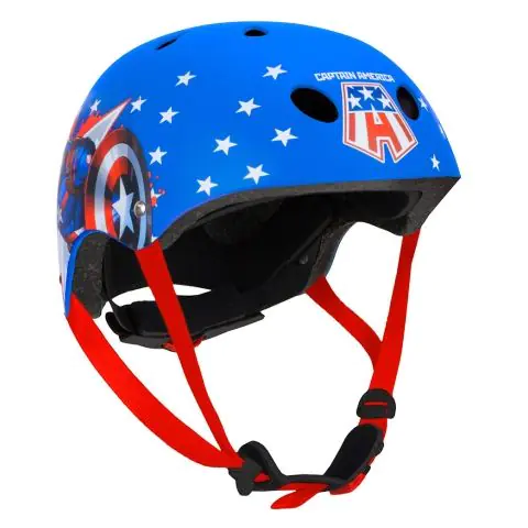 Аксесоар за велосипед Disney Детска каска CAPTAIN AMERICA за скейтборд и велосипед Каски, 27235