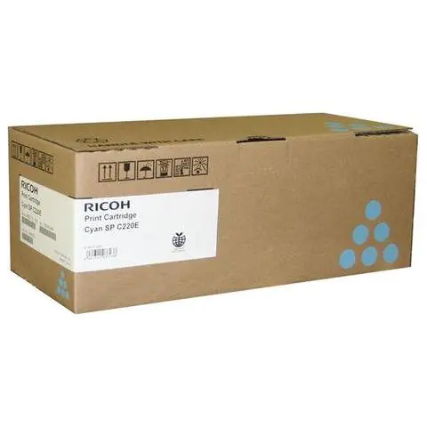 Тонер касета Ricoh SPC220E, 2300 копия C240DN, Cyan, (35932654)