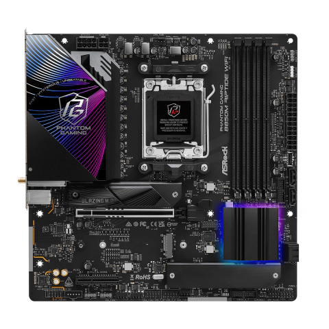 Дънна платка ASRock B850M RIPTIDE WIFI7 socket AM5, (35939340)