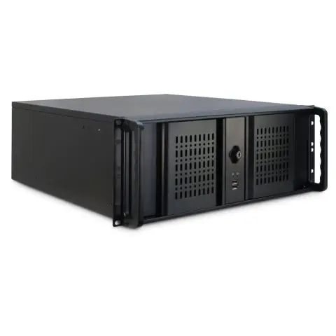 Кутия InterTech 4U-4098-S, 4U, 19', Чернa, (35935412)