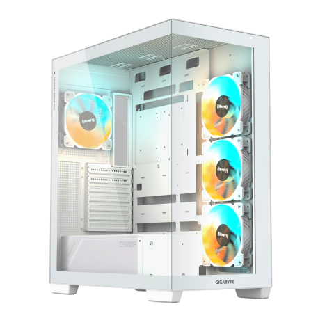 Кутия Gigabyte C500 PANORAMIC Stealth Ice - Mid-Tower, (35938491)