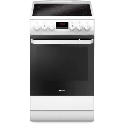 Готварска печка Hansa FCCW59209 със стъклокерамичен плот, (13783)