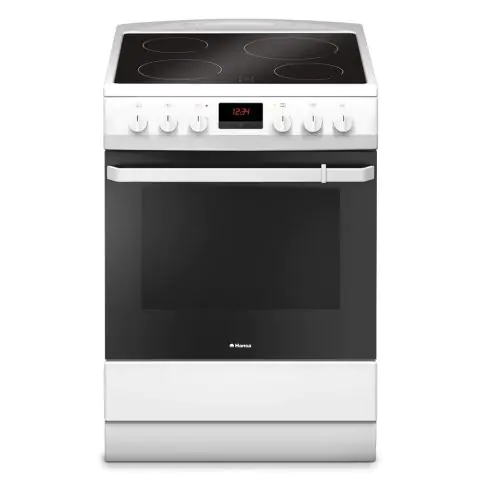Готварска печка Hansa FCCW69209 със стъклокерамичен плот, (13786)
