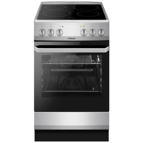 Готварска печка Hansa FCCX580009 със стъклокерамичен плот, (13777)