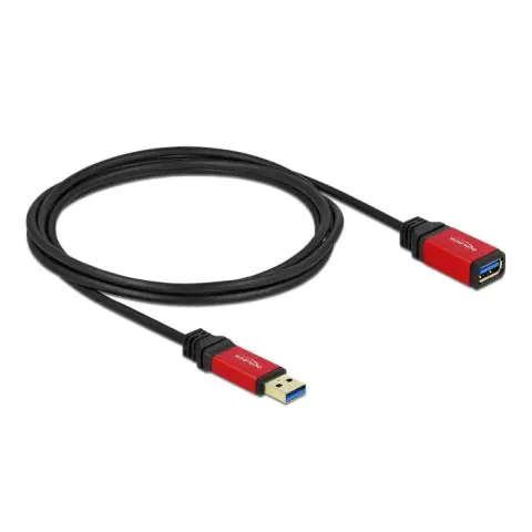 Удължителен кабел Delock USB-A мъжко - USB-А женско, 2 м, Premium, Екраниран, Черен, (35934726)
