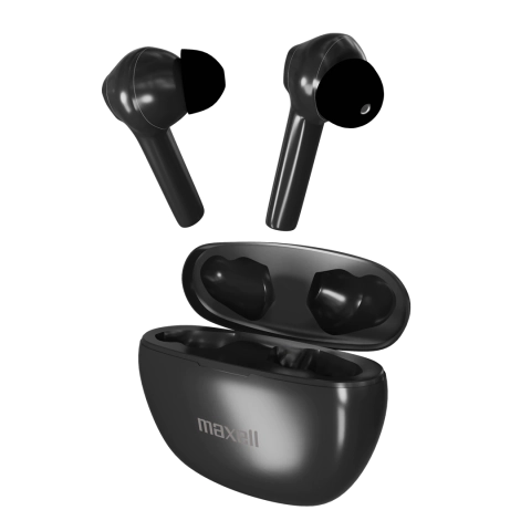 Блутут слушалки MAXELL Dynamic, Докинг кутийка, True Wireless, Черни, (35935988)