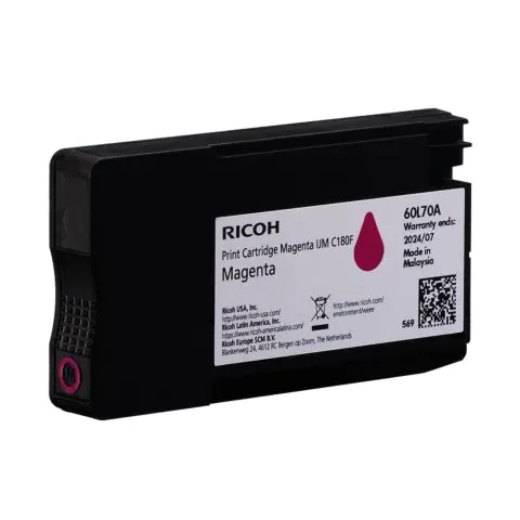 Касета с мастило RICOH IJM C180F, 1600 копия, Magenta, (35935867)