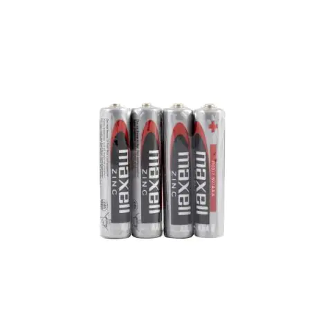 Цинково Манганова батерия MAXELL R03 1,5V /4 бр. в опаковка/, (35939094)