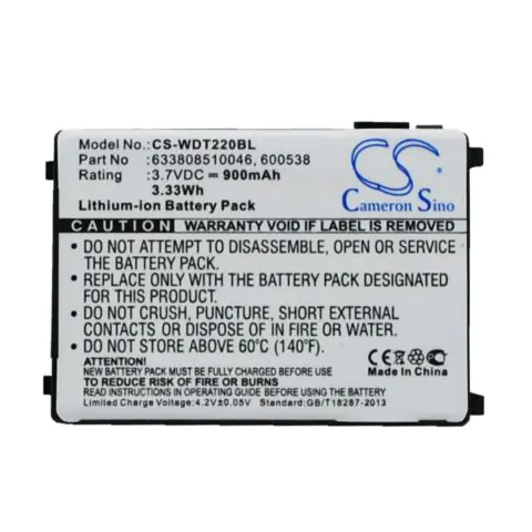 Батерия за баркод скенер DATALOGIC Falcon PT40, PSC PT40, Unitech HT630 LiIon 3.7V 900mAh Cameron Sino, (35938235)