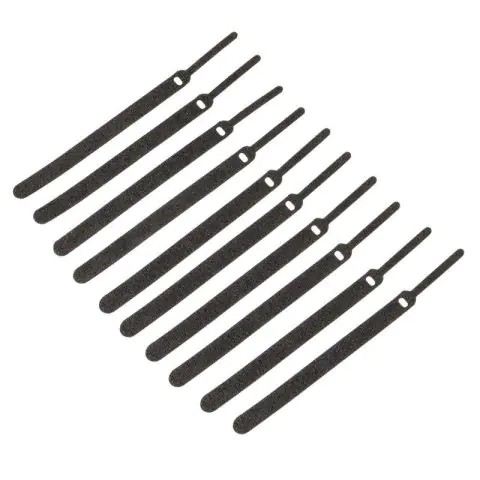 Кабелни връзки Kolink Velcro, 10 бр. 150mm, Черен, (35936524)