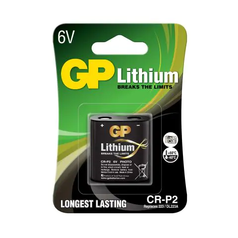 Фото литиева батерия GP CR-P2, 6V, (35932732)