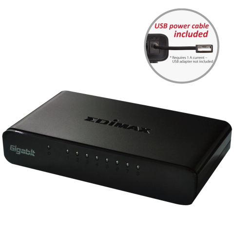 Суич EDIMAX ES-5800G V3, 8 портов, Gigabit, (35932380)