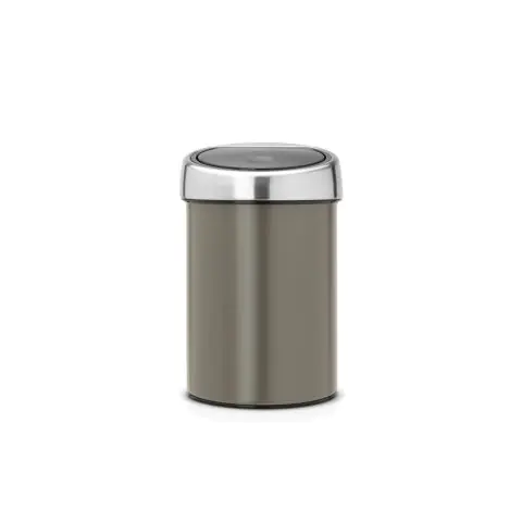 Кош за смет Brabantia Touch Bin 3L, Platinum, (35941001)