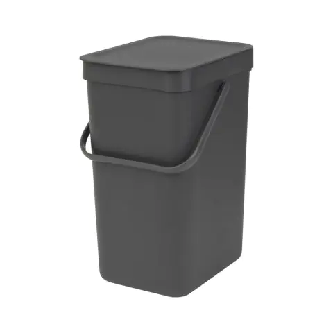 Кош за смет за разделно събиране Brabantia Sort&Go 12L, Grey, (35941022)