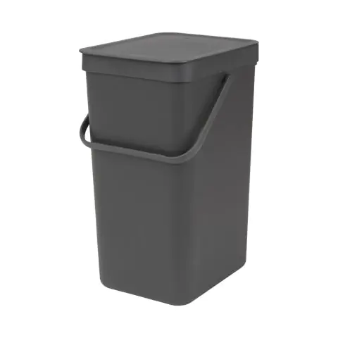 Кош за смет за разделно събиране Brabantia Sort&Go 16L, Grey, (35941065)