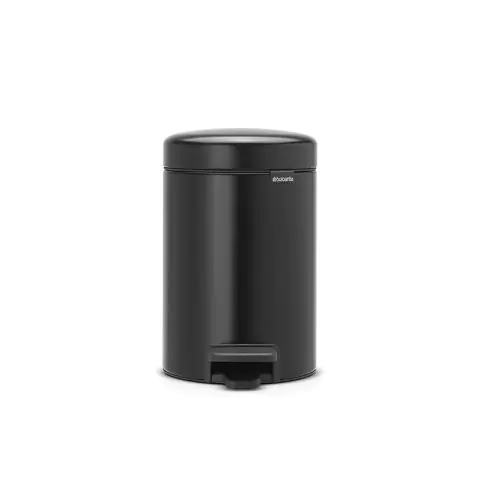 Кош за смет с педал Brabantia NewIcon 3L, Matt Black, (35941072)