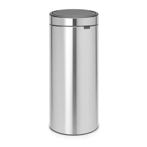 Кош за смет Brabantia Touch Bin New 30L, Matt Steel, (35941143)