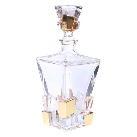 Гарафа Bohemia 1845 Crack Gold 900ml, (35946733)