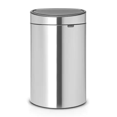 Кош за смет Brabantia Touch Bin New Recycle 23+10L, Matt Steel Fingerprint Proof, (35941172)