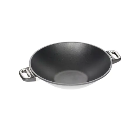 Уок тиган AMT 36cm, височина 9cm, 4.3L, две дръжки, индукция, (35941389)