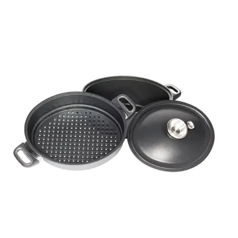 Тенджера AMT 24cm, к-т готвене без вода, индукция, 6.3L, (35941407)