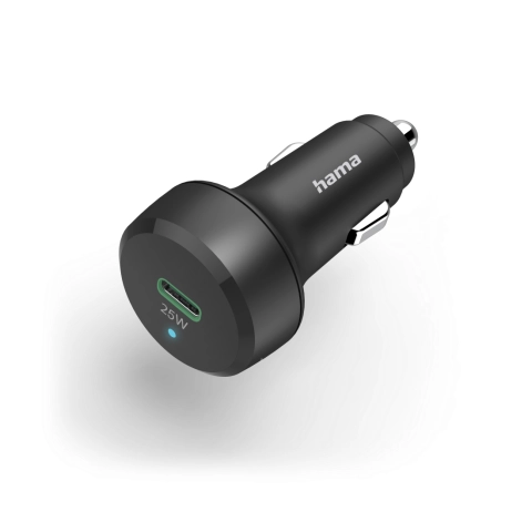 Зарядно за кола, USB-C, Qualcomm, 25W, HAMA-201638, (35935851)