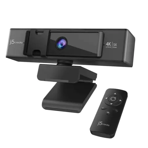 Уеб камера j5create JVCU435, 4K UltraHD, Микрофон, USB, 5x Digital Zoom, Remote Control, (35934272)