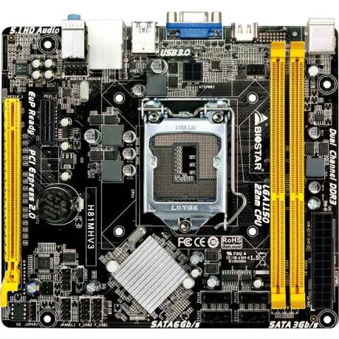 Дънна платка BIOSTAR H81MHV3, Intel H81, sock. 1150, Ver 7.3, (35933976)